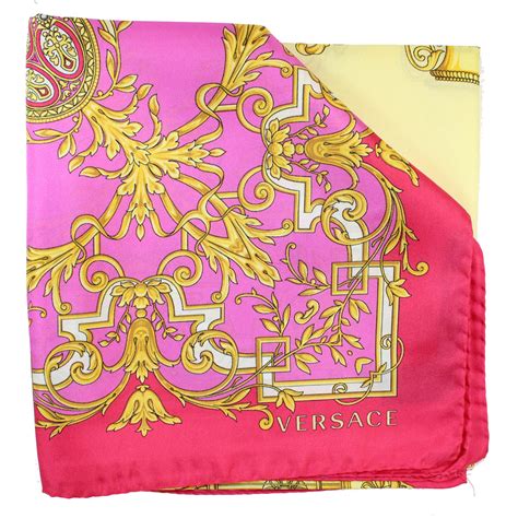 foulard versace cardinali|versace scarf.